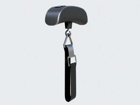 Hanging Luggage Weight Scale VR - AR - low-poly 3D Model