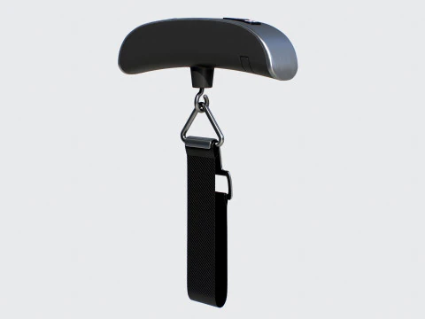 Hanging Luggage Weight Scale VR - AR - low-poly 3D Model