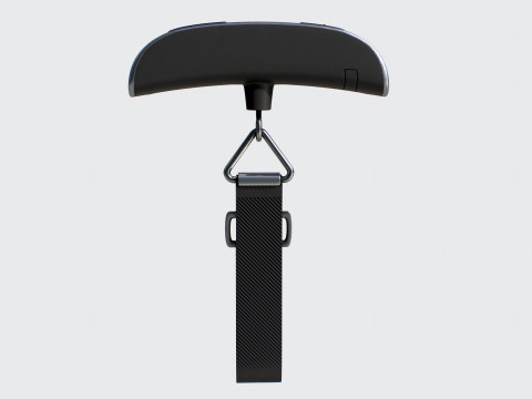 Hanging Luggage Weight Scale VR - AR - low-poly Modello 3D