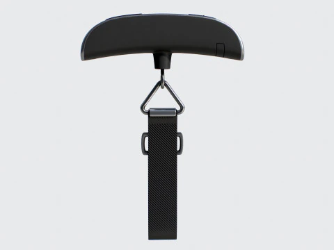 Hanging Luggage Weight Scale VR - AR - low-poly 3D Model