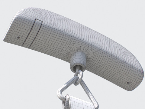 Hanging Luggage Weight Scale VR - AR - low-poly Modello 3D