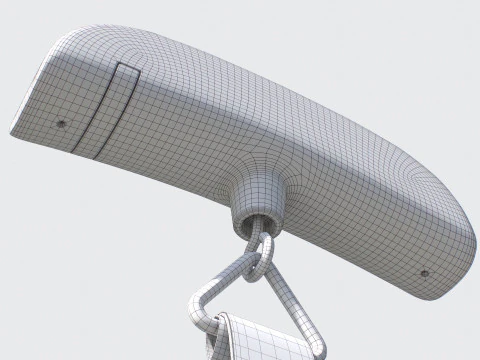 Hanging Luggage Weight Scale VR - AR - low-poly 3D Model