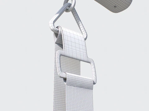 Hanging Luggage Weight Scale VR - AR - low-poly 3D Model