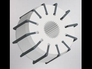 Vane Pump 3D Model