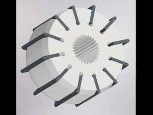 Vane Pump 3D Model
