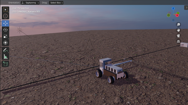TRACTOR 3D Model .c4d .max .obj .3ds .fbx .stl .blend 