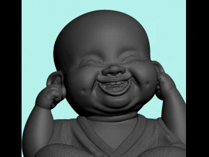 3 WISE BUDDHA MONK SET MONK I DONT SEE MONK I DONT SPEAK MONK I DONT HEAR 3D Print Model