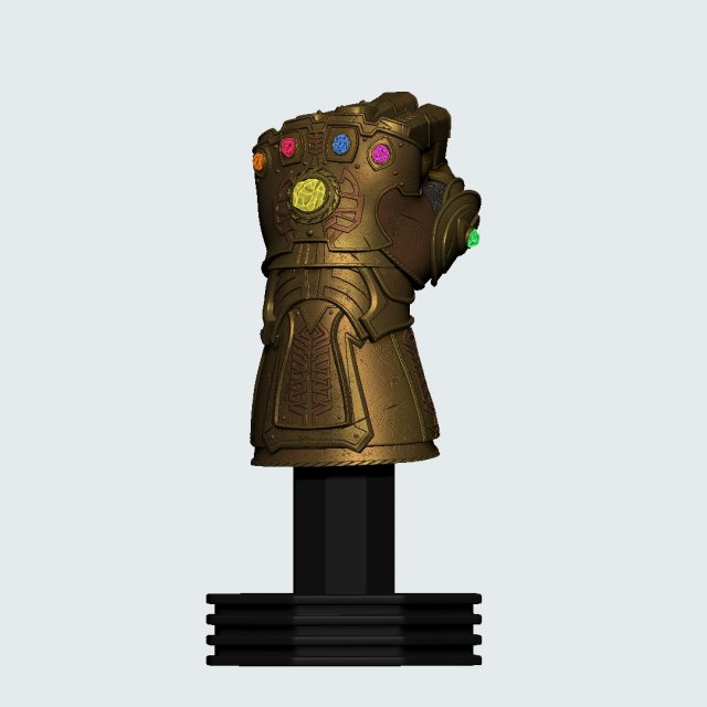 Thanos Infinity Gauntlet Modelo de Impressão 3D .c4d .max .obj .3ds .fbx .stl .blend 