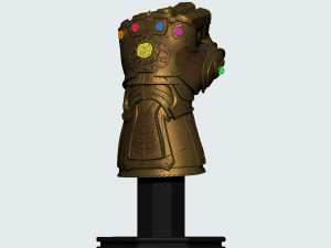 Thanos Infinity Gauntlet Modèles 3D en vedette