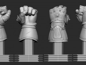 Thanos Infinity Gauntlet Modelo de Impressão 3D