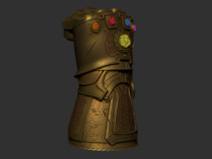 Thanos Infinity Gauntlet Modelo de Impressão 3D