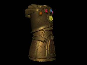 Thanos Infinity Gauntlet Modelo de Impressão 3D