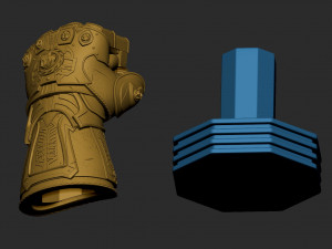 Thanos Infinity Gauntlet Modelo de Impressão 3D