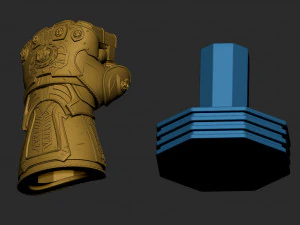 Guantelete del Infinito Thanos Modelo de impresión 3D