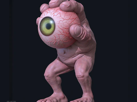 МИСТЕР ГЛАЗ 3D Принт Модель