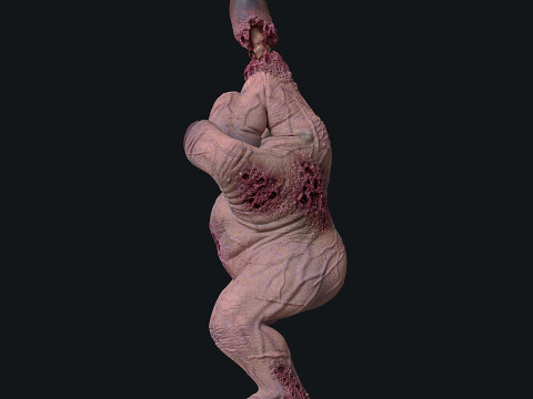STL Monster Finger Fuckyou Halloween 3D 打印模型