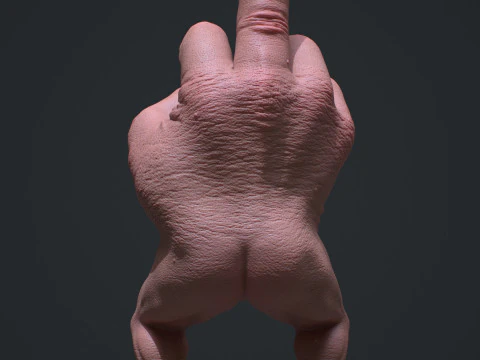 Містер Finger Fuckyou 3D Принт Модель