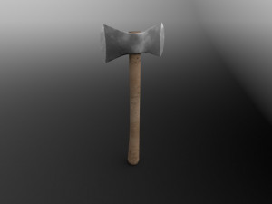 Axe Bundle 4 Types 2K Model 3D