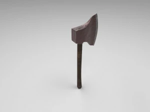 Lot de haches 4 types 2K Modèle 3D