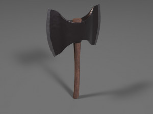Axe Bundle 4 Types 2K Model 3D