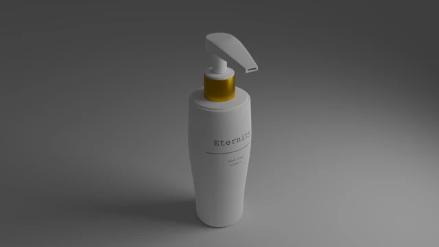 Bottle of soap 3D Model .c4d .max .obj .3ds .fbx .stl .blend