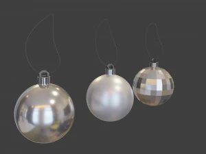Kerstballen 3D Model
