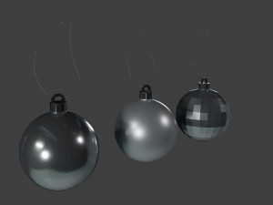 Christmas balls 3D Модель