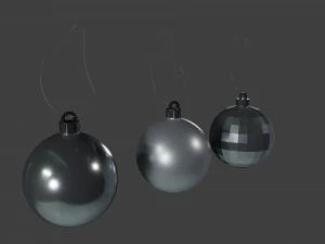 Christmas balls 3D Model
