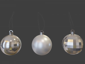 Christmas balls 3D Модель