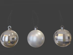 Christmas balls 3D Model