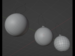 Christmas balls 3D Модель