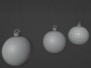Christmas balls 3D Модель
