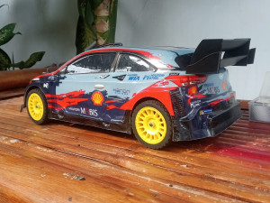 Wing RC Rally 1-10 Hyundai i20N Modello di stampa 3D