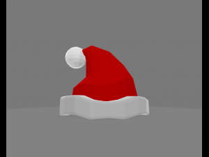 Low Poly Christmas Decoration 3D Model