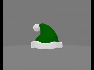 Low Poly Christmas Decoration 3D Model