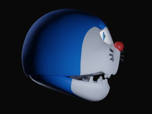 Doraemon Animatronic Head 3D Model