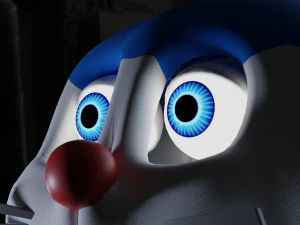 Doraemon Animatronic Head 3D Model