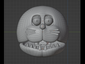 Doraemon Animatronic Head 3D Model