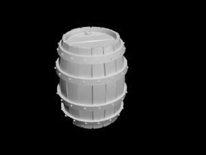 Barrel mediv 3D Model