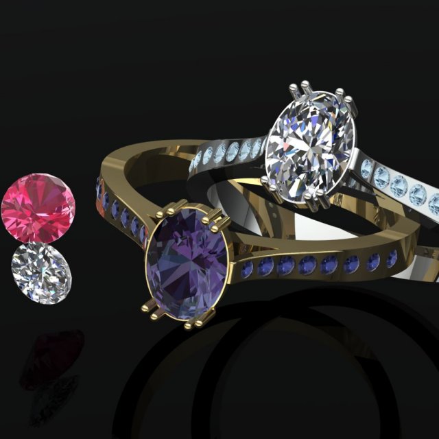 SP Ring 3D मॉडल .c4d .max .obj .3ds .fbx .stl .blend