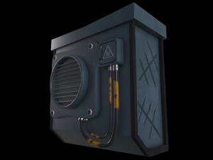 Air Conditionin - Game Ready - Low Poly PBR 3D मॉडल