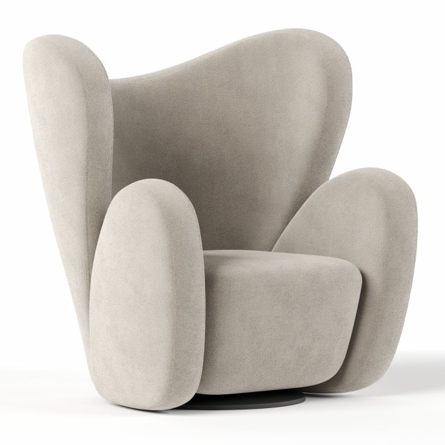BigBig chair by NORR11 Model 3D .c4d .max .obj .3ds .fbx .stl .blend 