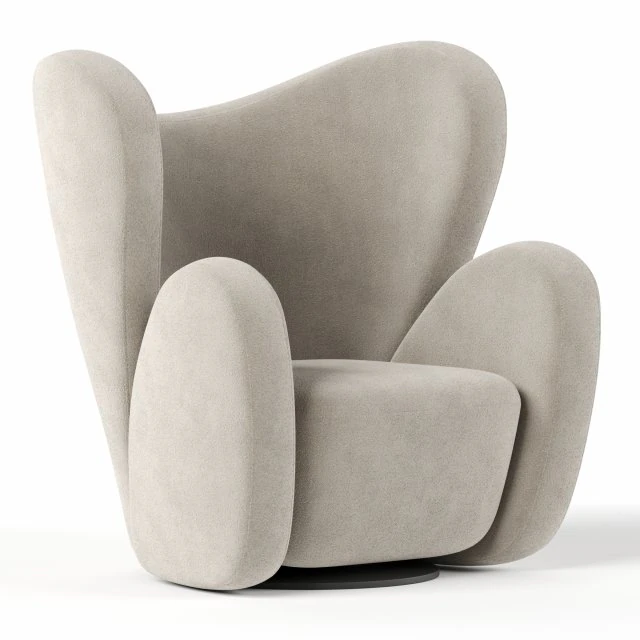 BigBig chair by NORR11 3D Model .c4d .max .obj .3ds .fbx .stl .blend
