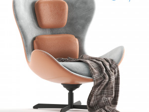 Lazy Armchair by Calligarris 3D Модель