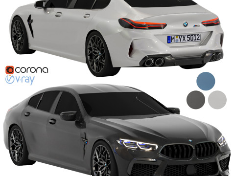 M8 Competition Corona Vray 3Dモデル