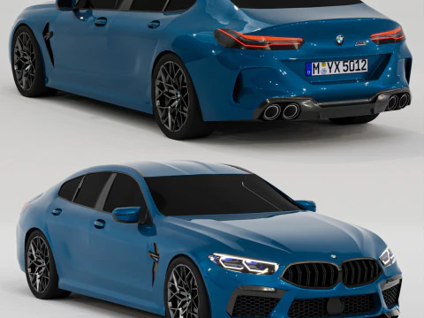 M8 Competition Corona Vray 3D Model