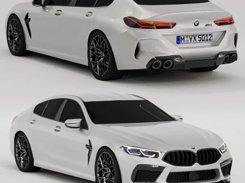M8 Competition Corona Vray 3D Model