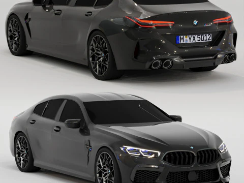 M8 Competition Corona Vray 3D Model