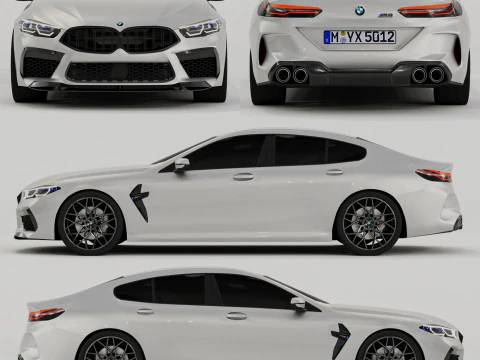 M8 Competition Corona Vray 3D Model