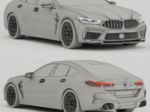 M8 Competition Corona Vray 3D Model